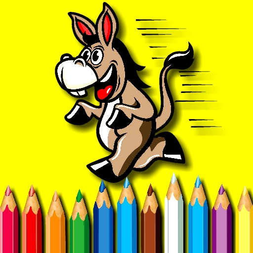 BTS Donkey Coloring Book