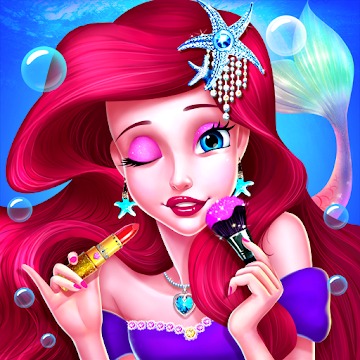 Messy Little Mermaid Makeover - Makeup & Dressup